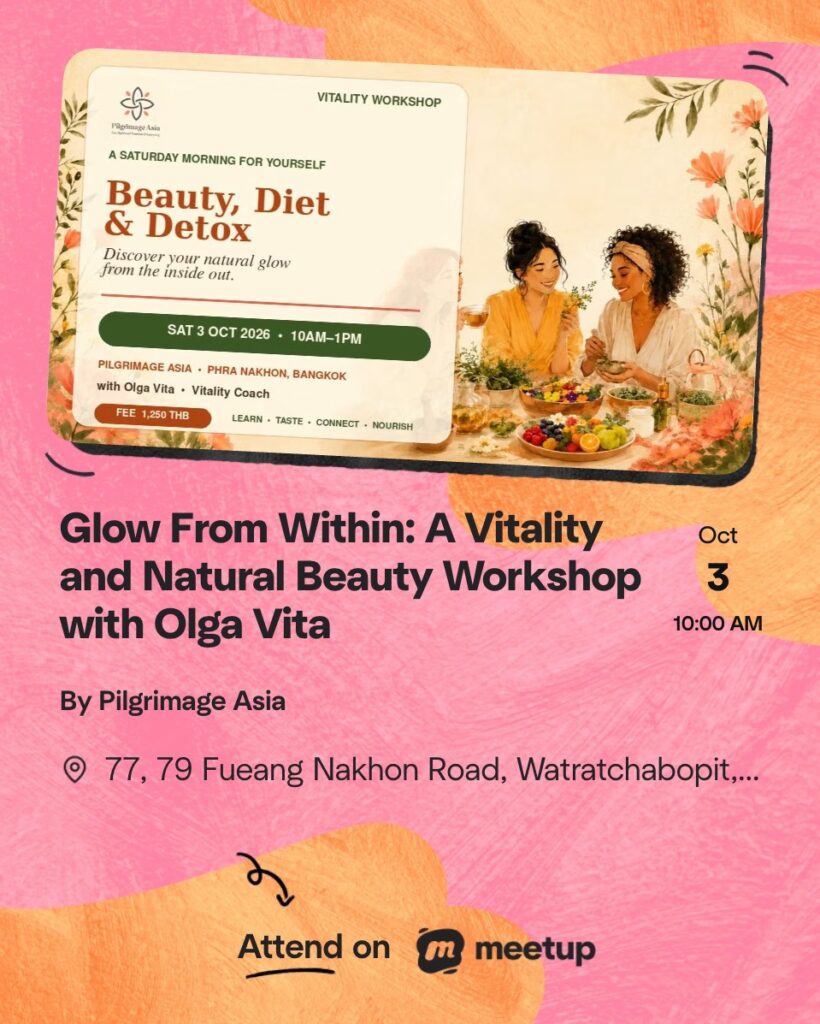 Glow From Within: A Vitality and Natural Beauty Workshop with Olga Vita